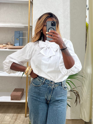 Camicia con fiocco Karlek