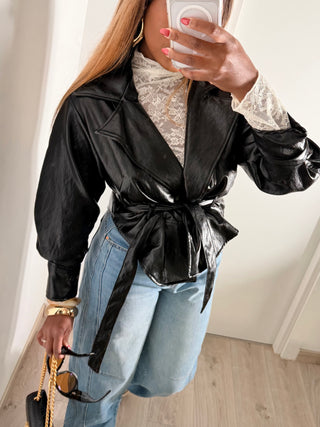 Giacca ecopelle Cloe