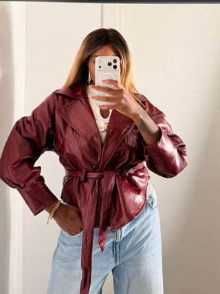 Giacca ecopelle Cloe