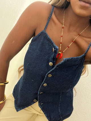 Gilet in denim