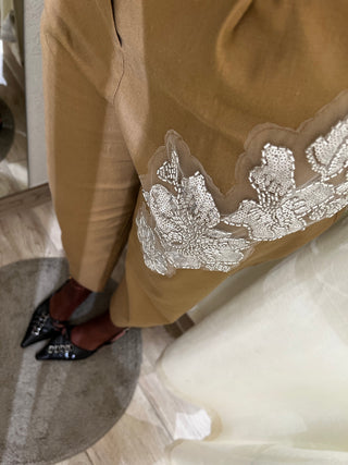 Pantalone con applicazione- kikisix
