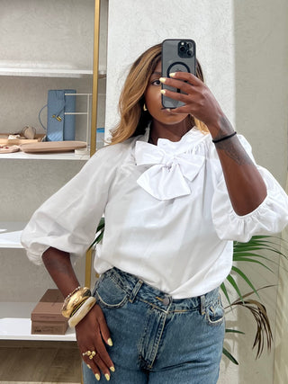 Camicia con fiocco Karlek