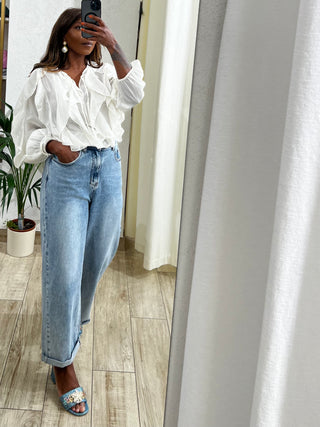 Camicia con volant✨