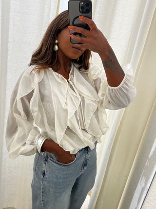 Camicia con volant✨