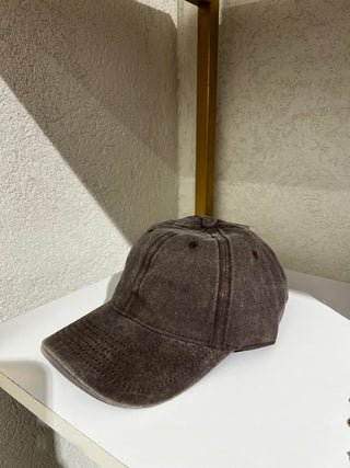 Cappello in cotone spazzolato