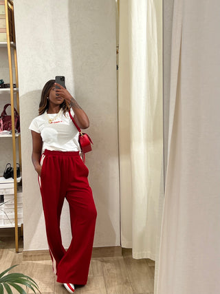 Pantalone tuta a palazzo