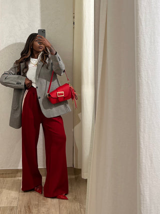 Pantalone tuta a palazzo