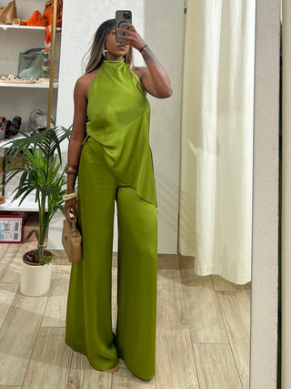Pantalone satinato