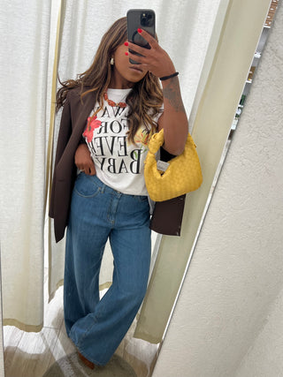 T-shirt stampa fiori 🌺🌼