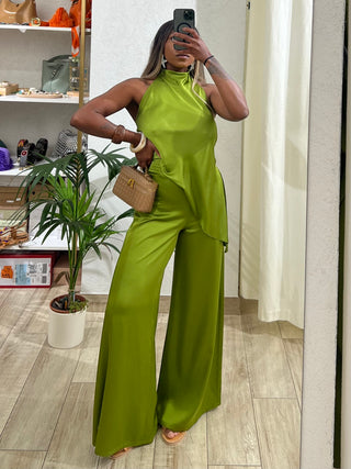 Pantalone satinato