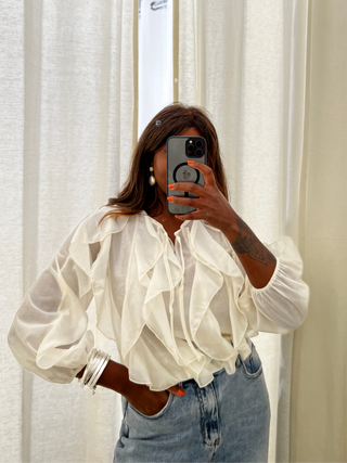 Camicia con volant✨