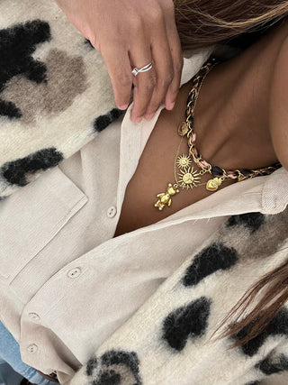 Collana leopardata con ciondoli 🌞 - Closet abbigliamento