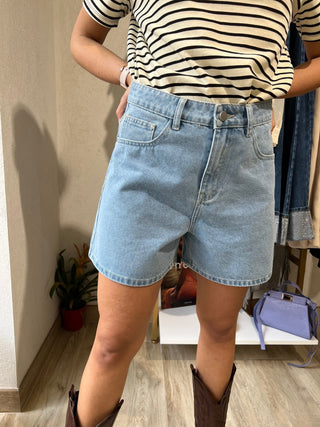 Eleh short - Short denim eleh jeans - Closet abbigliamento